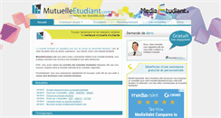 Desktop Screenshot of mutuelleetudiant.com