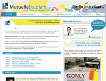 Tablet Screenshot of mutuelleetudiant.com